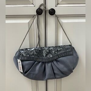 Vintage Milor Elegant Gray Sequin purse.